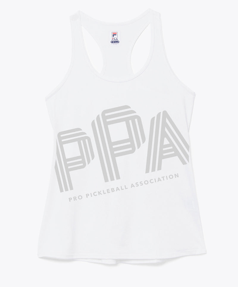 Ppa Fila Pickleball Racerback Tank - Wht / Xs