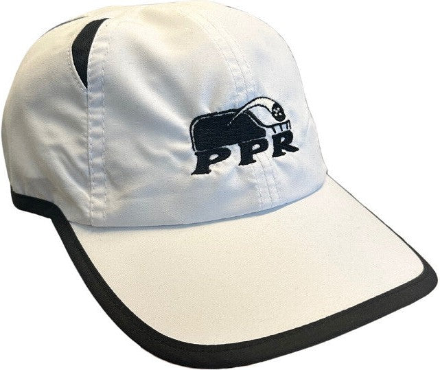 Ppr Logo Lightweight Performance Cap - White Black - one Size Fits Most