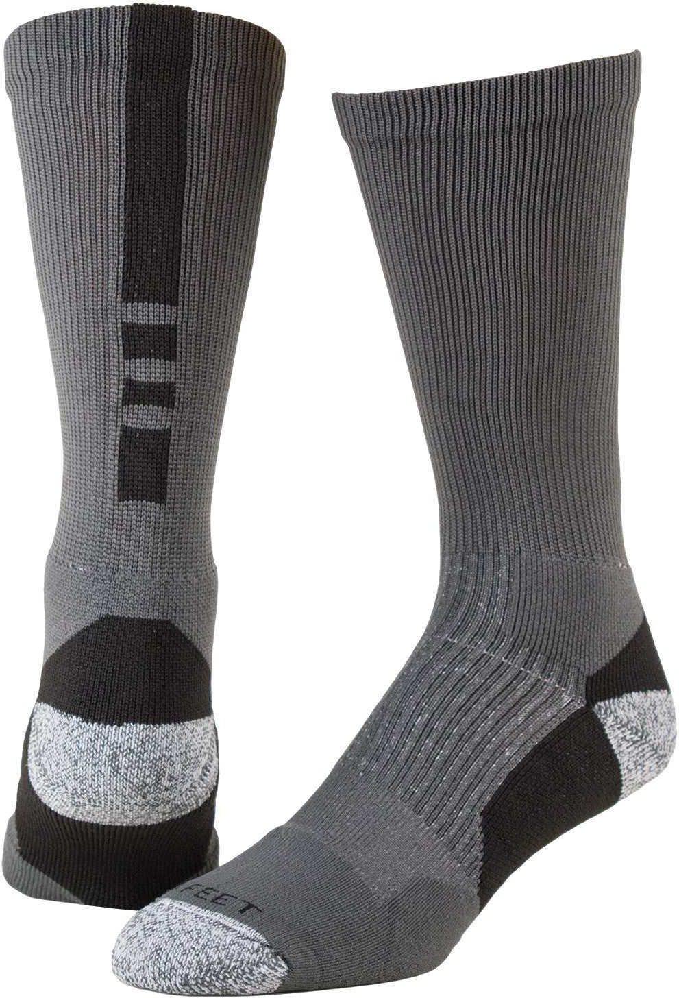Pro Feet 238 Performance Shooter 2.0 Crew Socks - Graphite Black