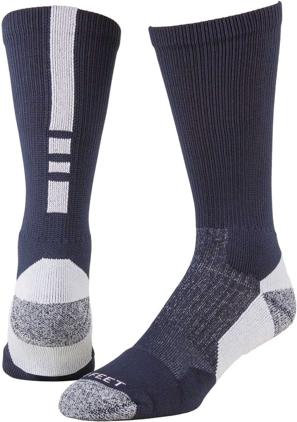 Pro Feet 238 Performance Shooter 2.0 Crew Socks - Navy White