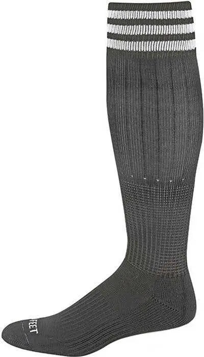 Pro Feet 268 3 Stripe Soccer Socks - Black White