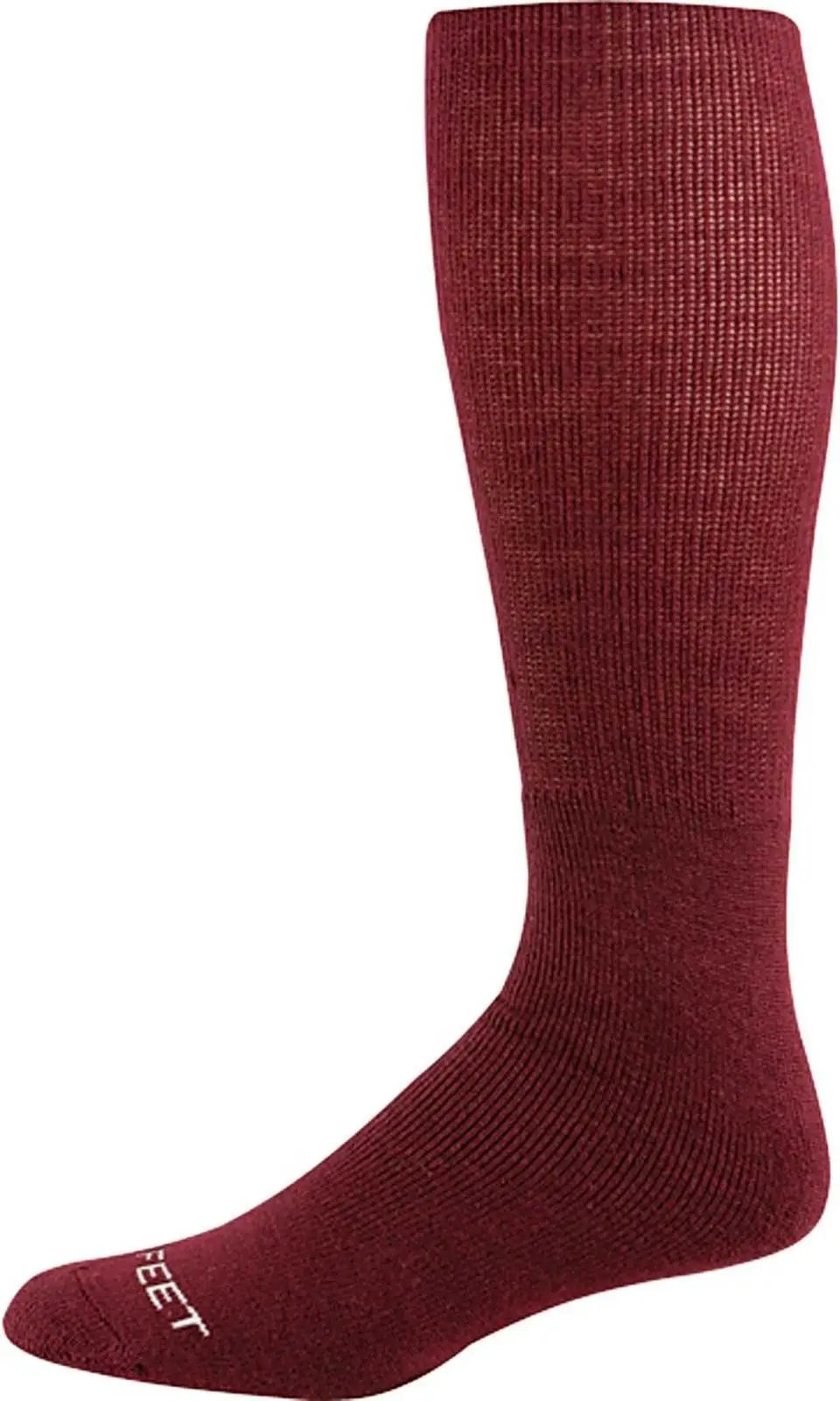 Pro Feet 273 Knee High Multi-sport Cushioned Tube Socks - Maroon