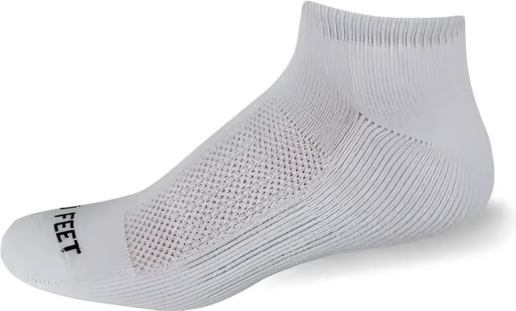 Pro Feet 842/3-242/3 Low Cut (3 Pair Pkg) Socks - White