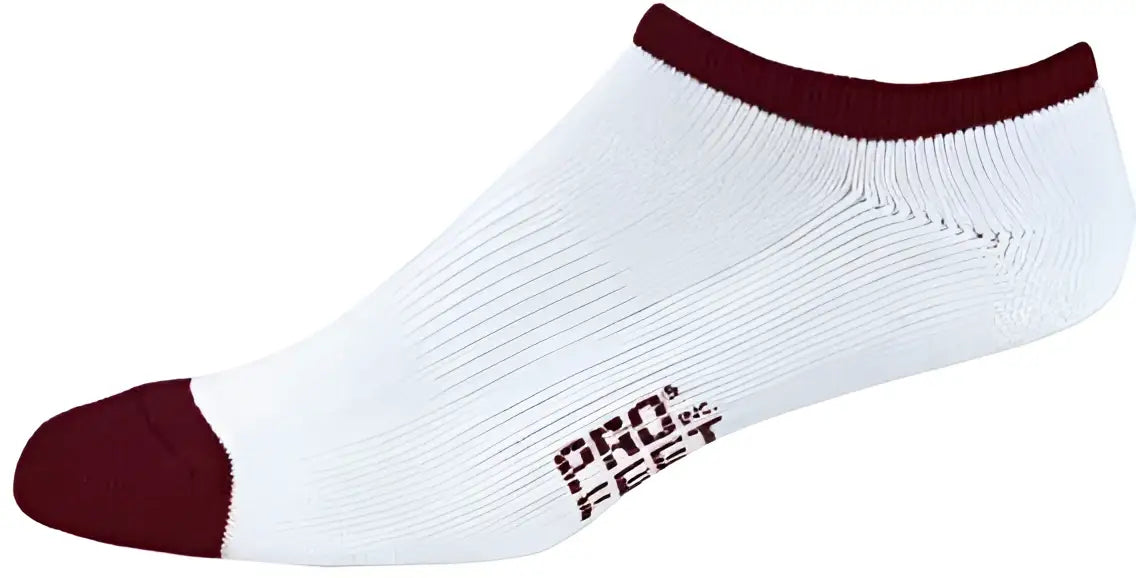 Pro Feet 850 Low Cut Sport Socks - Maroon