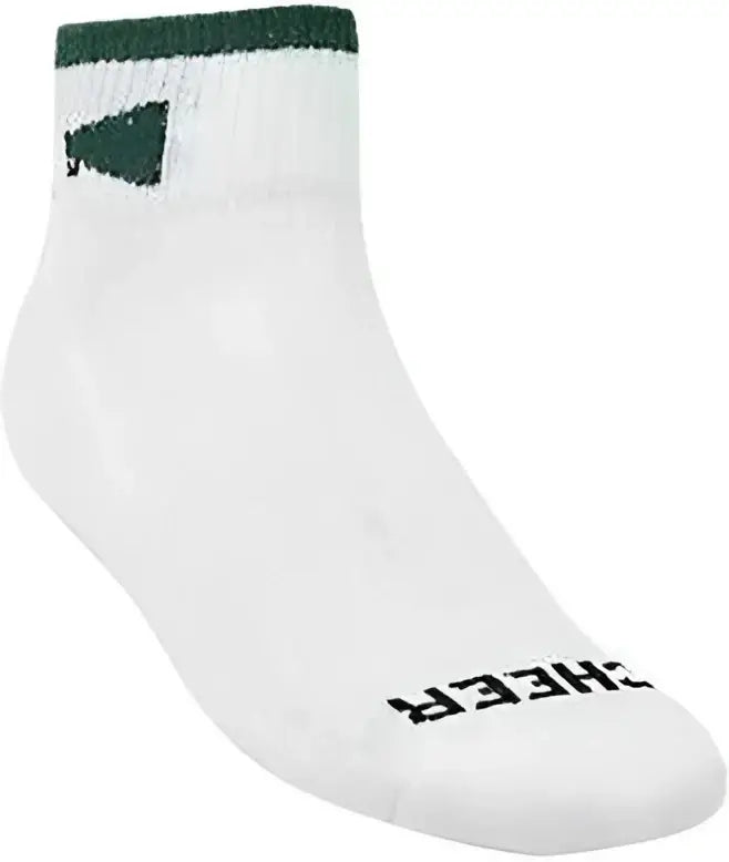 Pro Feet Esteen 742 2 in 1 Flip Top Socks - Dark Green