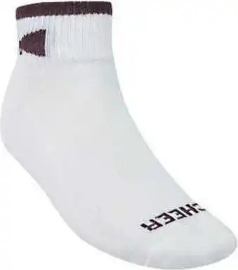 Pro Feet Esteen 742 2 in 1 Flip Top Socks -maroon