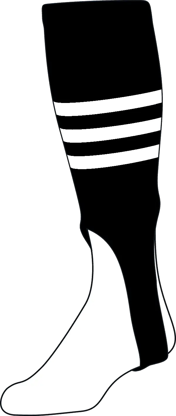 Pro Feet Stirrups 18’’ Length - Black White