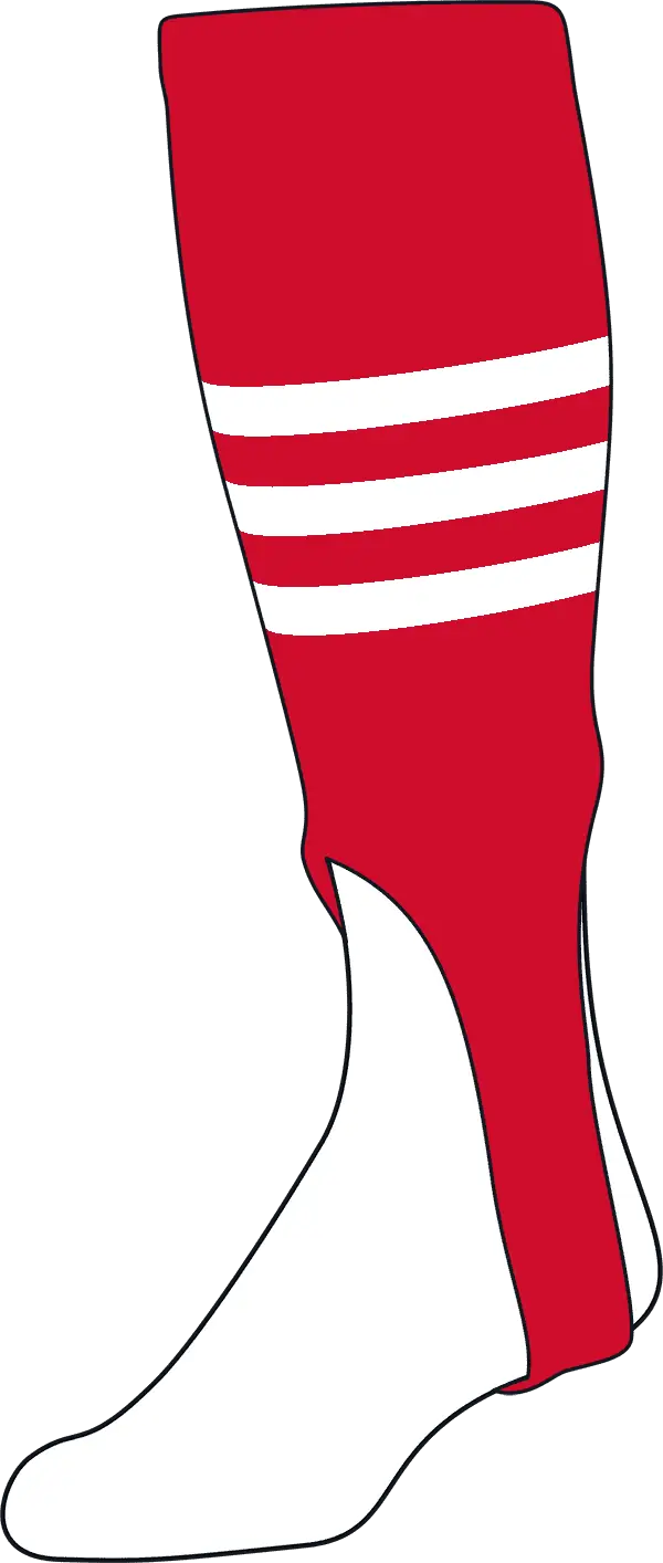Pro Feet Stirrups 18’’ Length - Red White