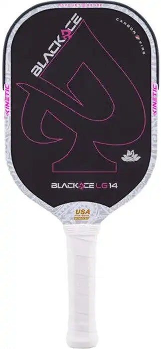 Prokennex Black Ace Lg 14 Pickleball Paddle - White Pink