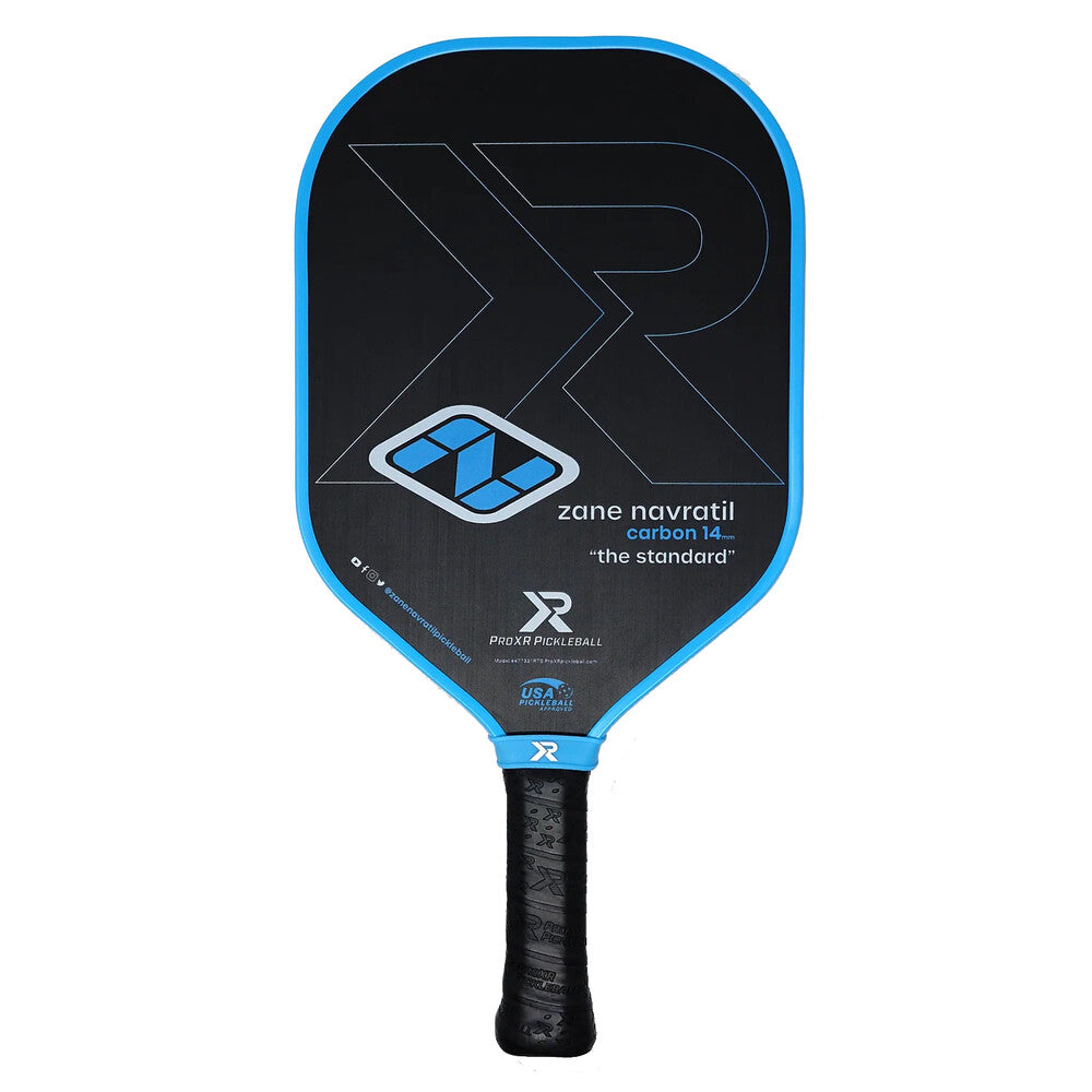 ProXR Zane Navratil 'The Standard' 16mm Pickleball Paddle - Iconic Blue - HIT a Double