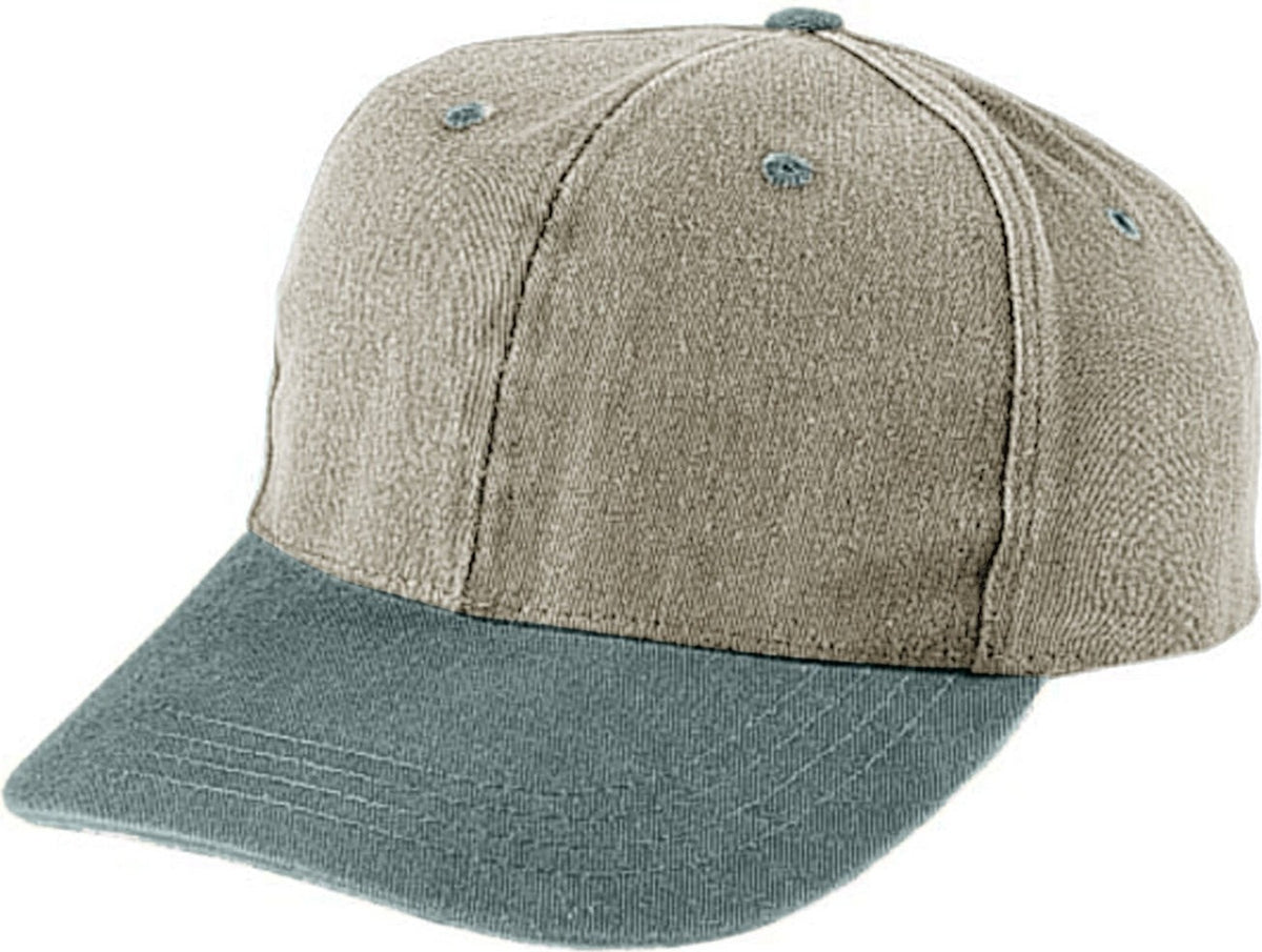 Psw 6 Panel Washed Low Crown - Khaki Dark Green - Khakidarkgreen