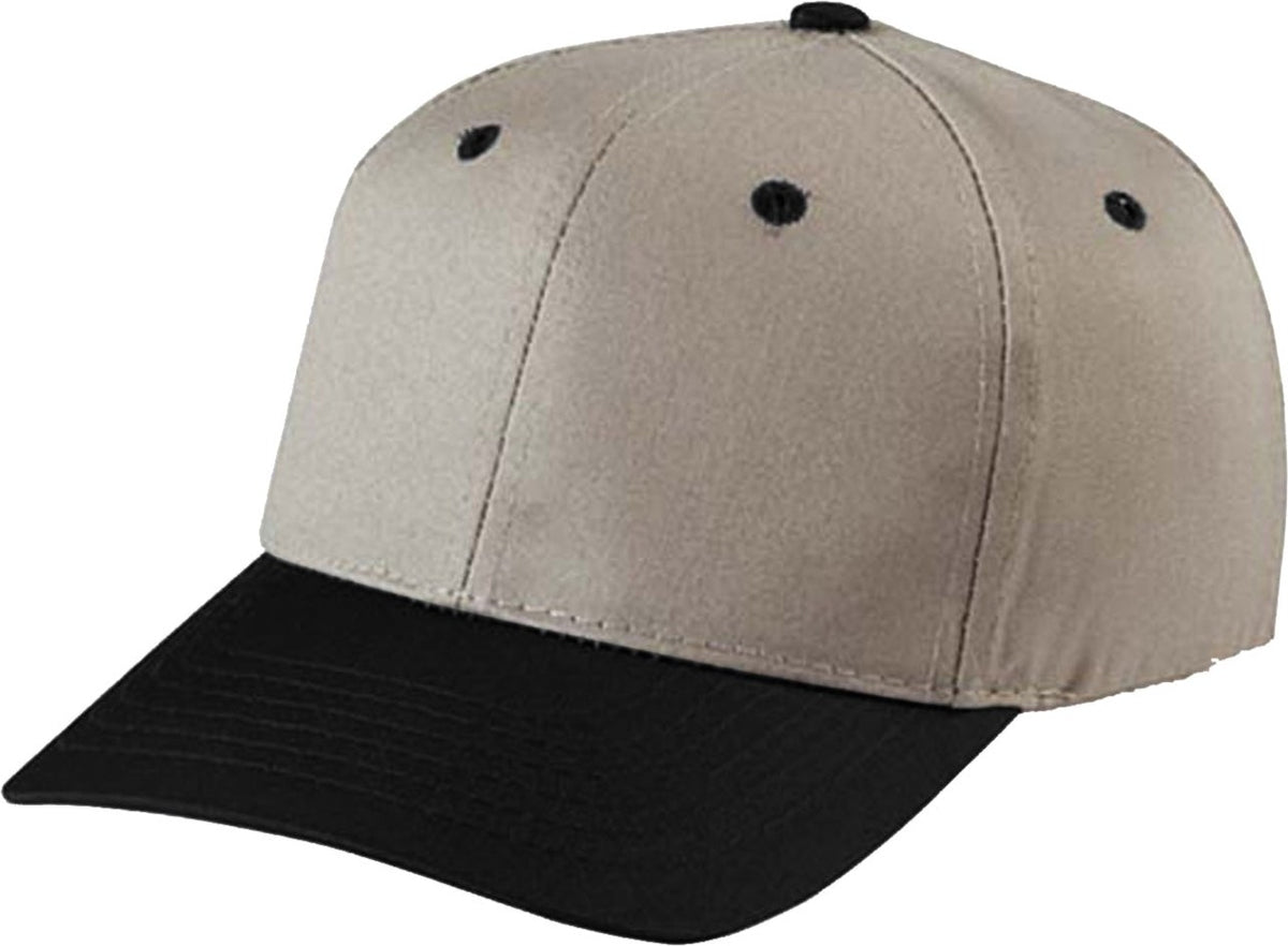Pth-l 6 Panel Khaki Crown Leather - Black - Khakiblack