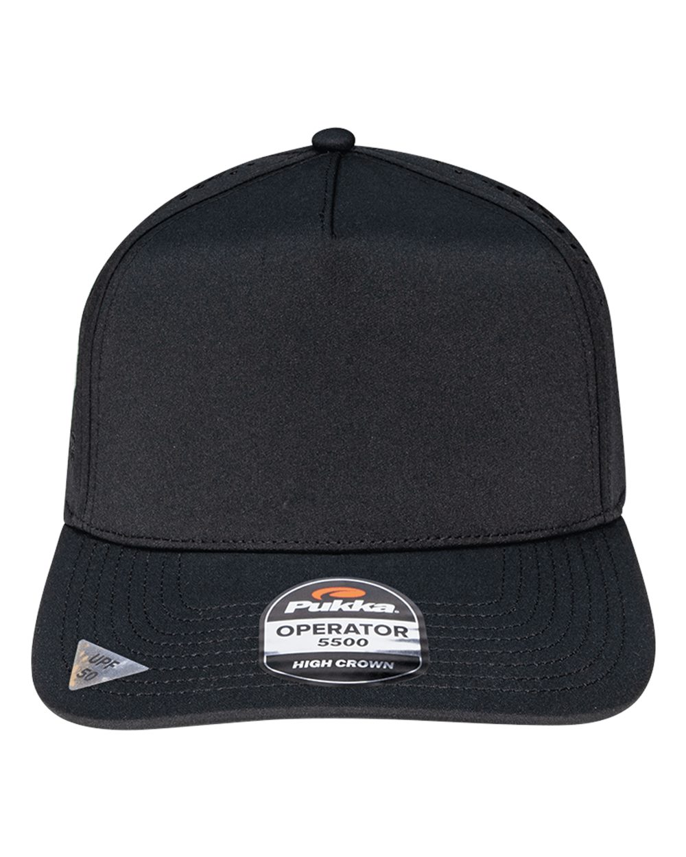 Pukka 5500s Operator Perforated Five-panel Cap - 5500 - Black
