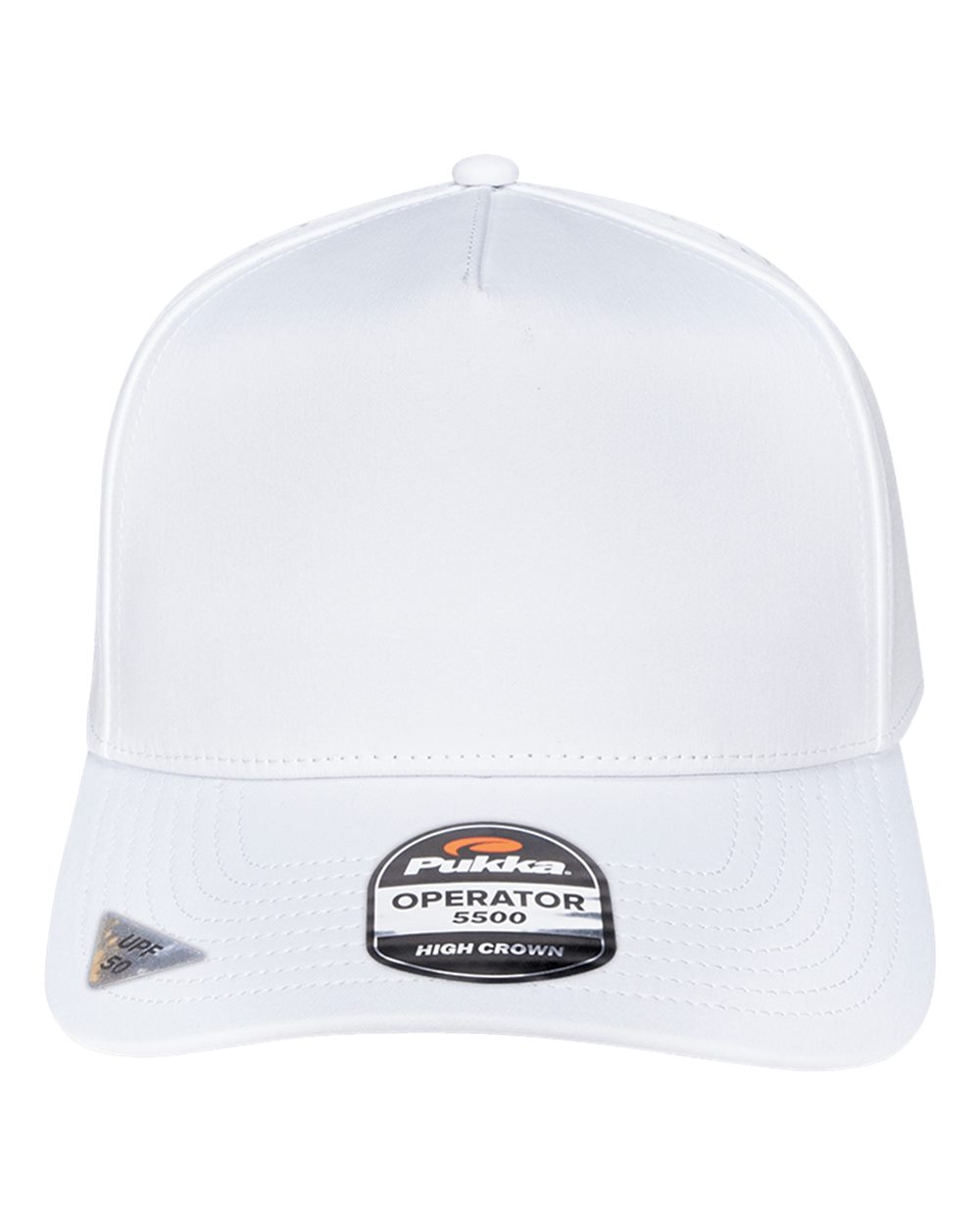 Pukka 5500s Operator Perforated Five-panel Cap - 5500 - White