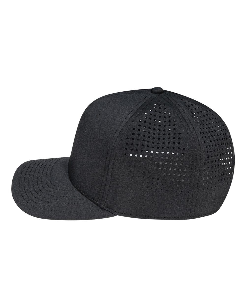 Pukka 6600s Hangar Perforated Six-panel Cap - 6600 - Black