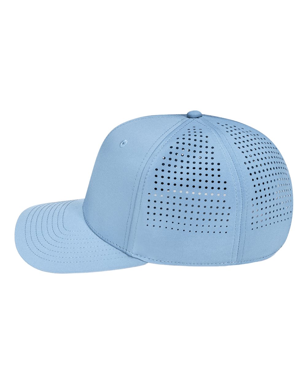 Pukka 6600s Hangar Perforated Six-panel Cap - 6600 - Carolina Blue