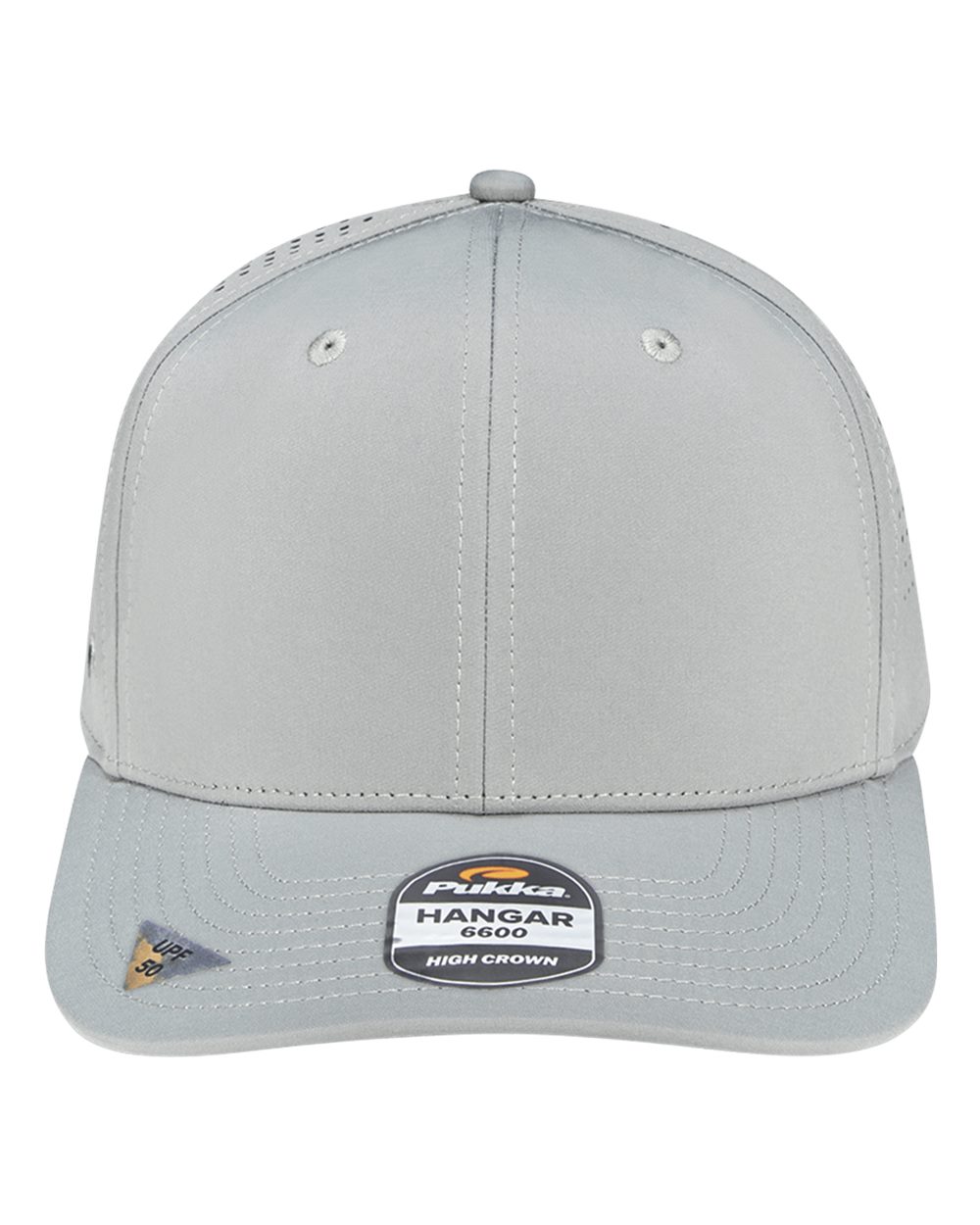 Pukka 6600s Hangar Perforated Six-panel Cap - 6600 - Steel Grey