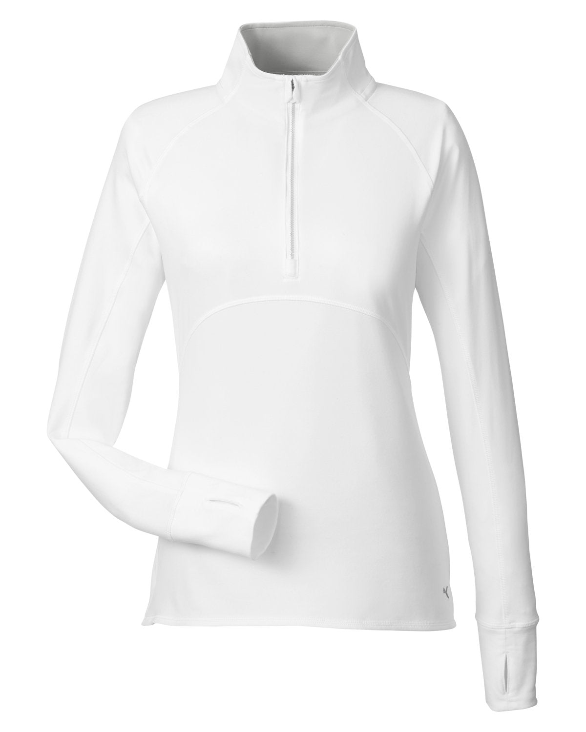 Puma Golf 533007 Ladies' Gamer Golf Quarter-Zip - Bright White
