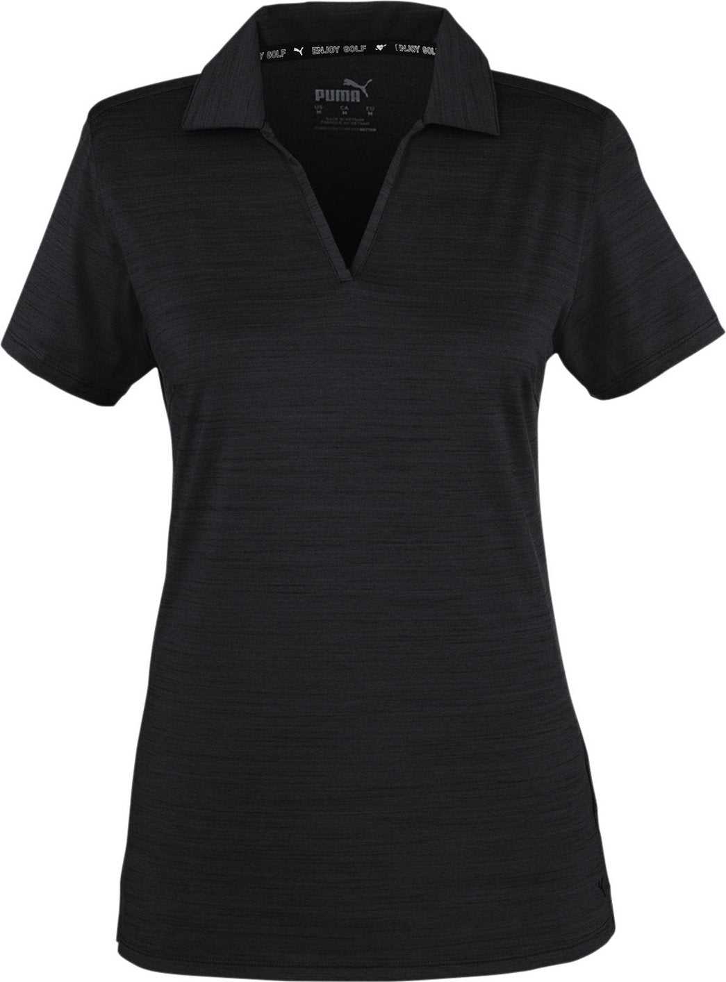 Puma Golf 532991 Ladies’ Cloudspun Coast Polo - Black Heather