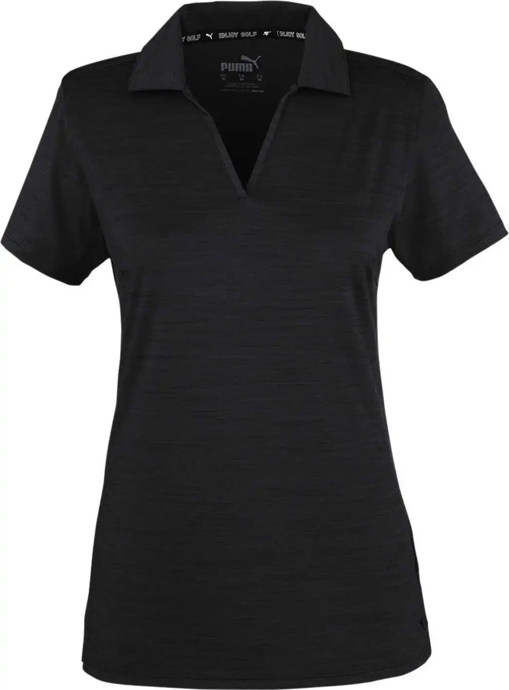 Puma Golf 532991 Ladies’ Cloudspun Coast Polo - Black Heather