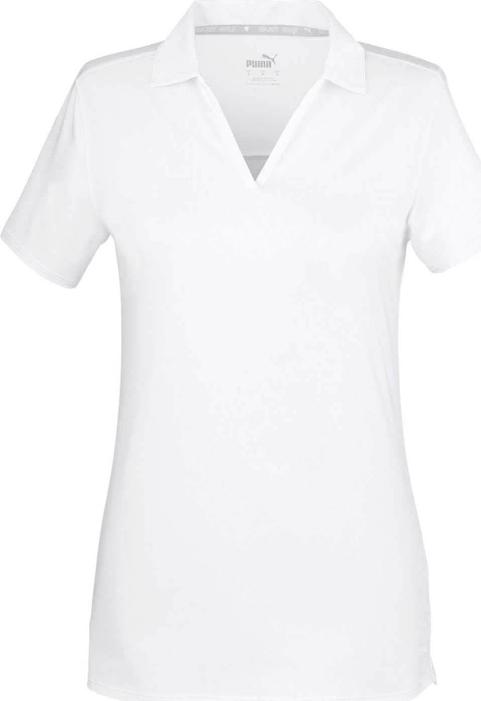 Puma Golf 532991 Ladies’ Cloudspun Coast Polo - Bright White