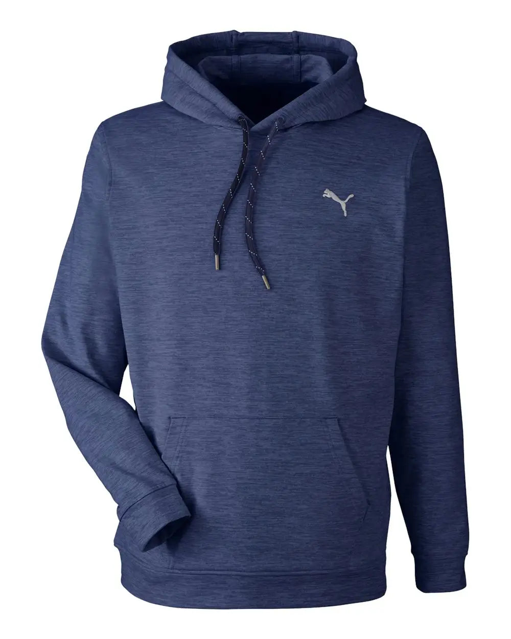 Puma Golf 534527 Cloudspun Progress Hooded Sweatshirt - Navy Blazer Heather