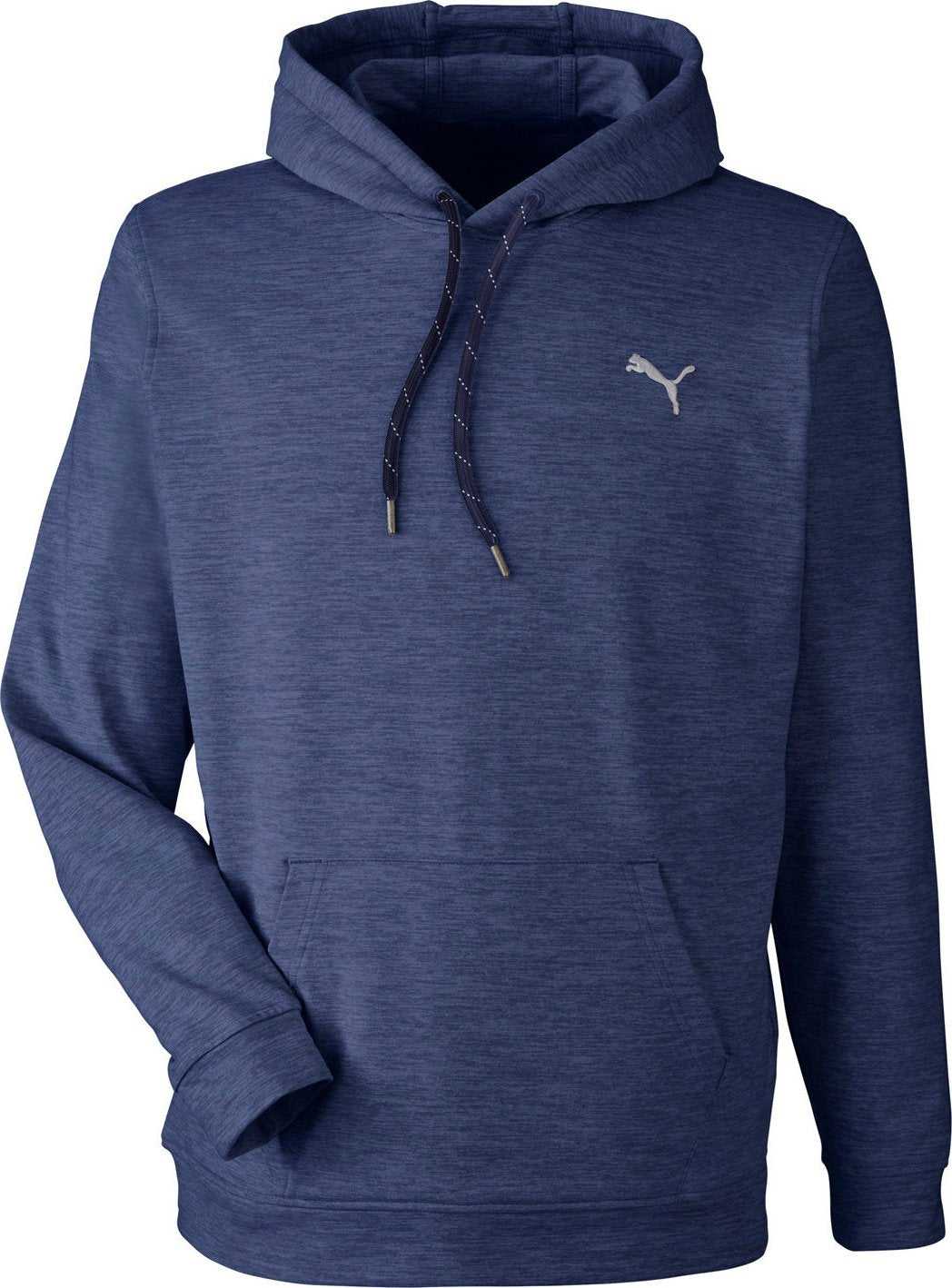 Puma Golf 534527 Men’s Cloudspun Progress Hooded Sweatshirt - Navy Blazer Heather