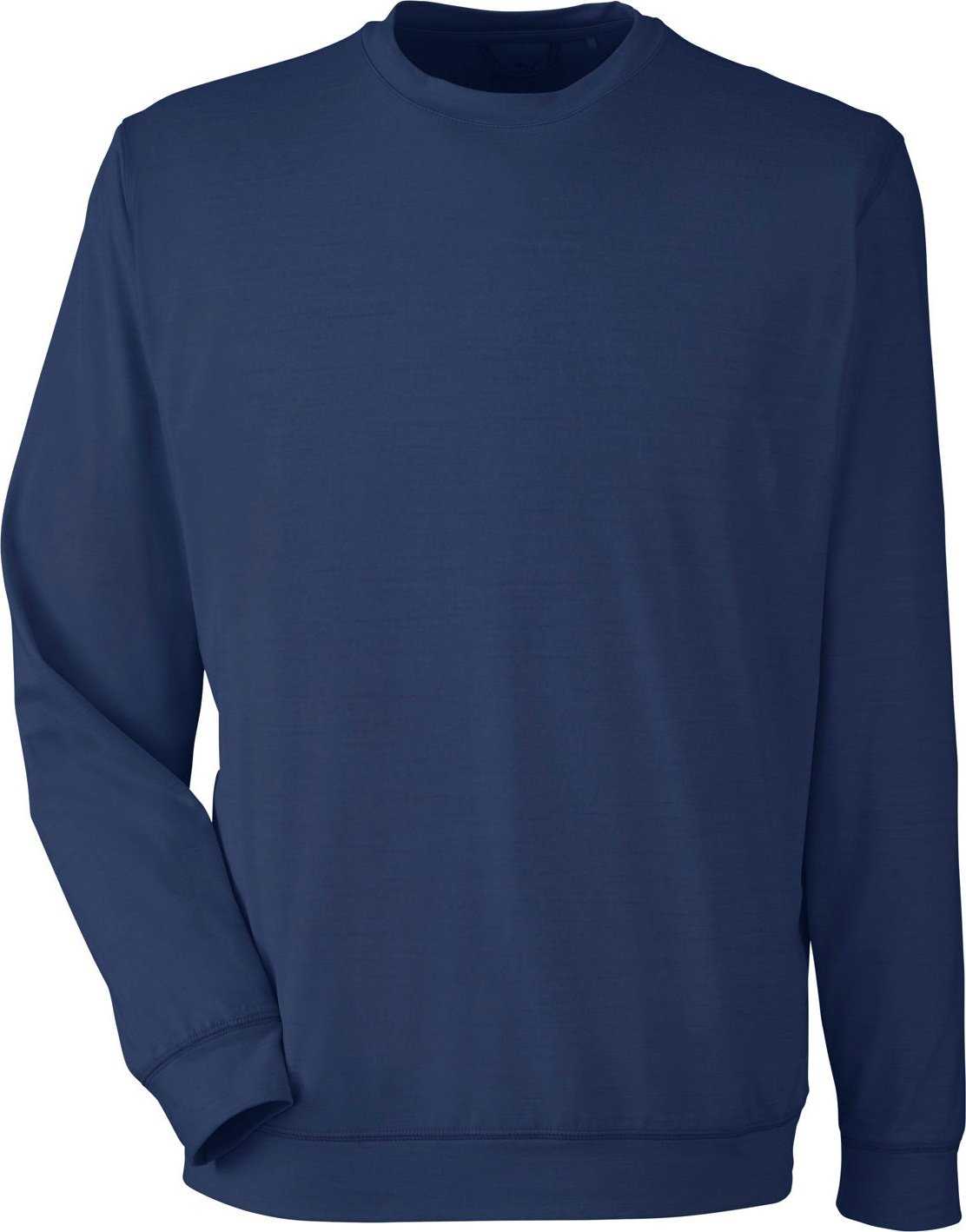 Puma Golf 535500 Men’s Cloudspun Crew - Navy Blazer Heather