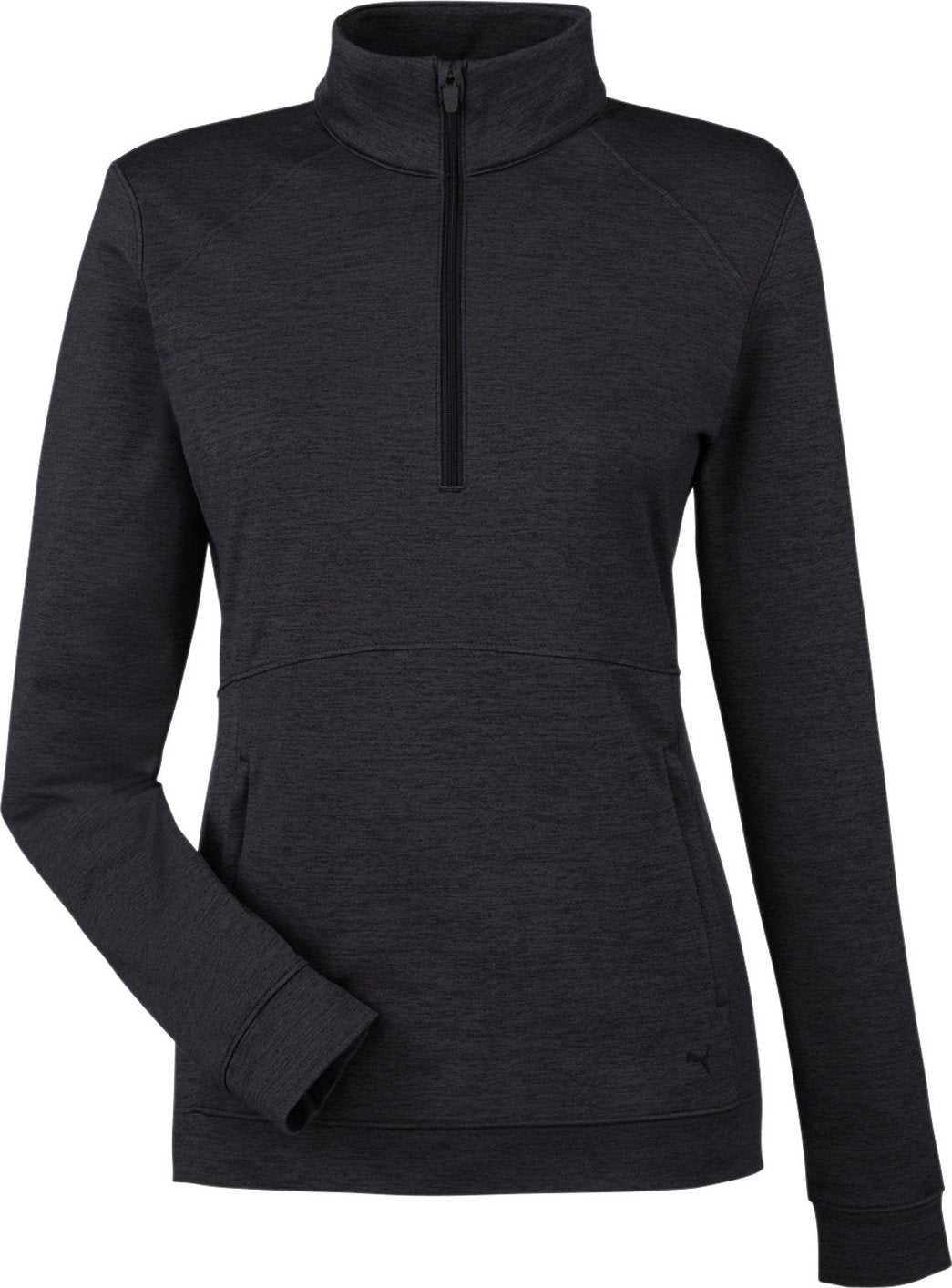 Puma Golf 535516 Ladies’ Cloudspun Rockaway Quarter-zip - Black