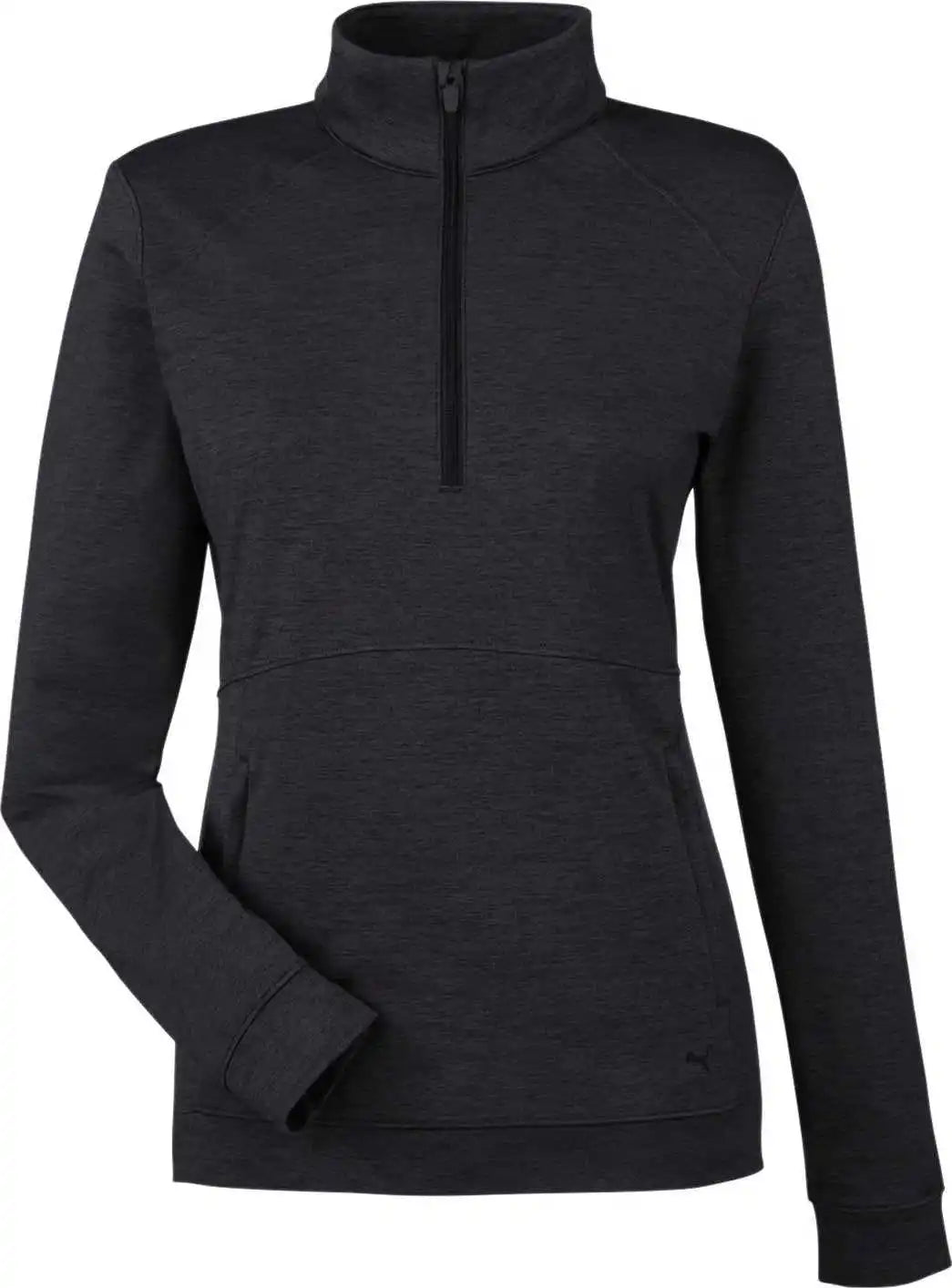 Puma Golf 535516 Ladies’ Cloudspun Rockaway Quarter-zip - Black
