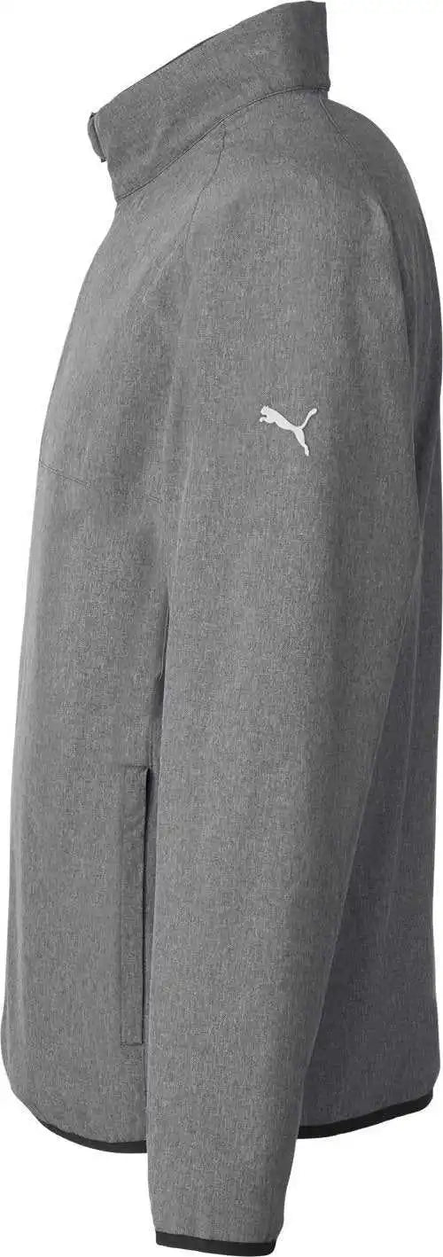Puma Golf 538931 Men’s Coastal Woven Quarter-zip - Black Heather