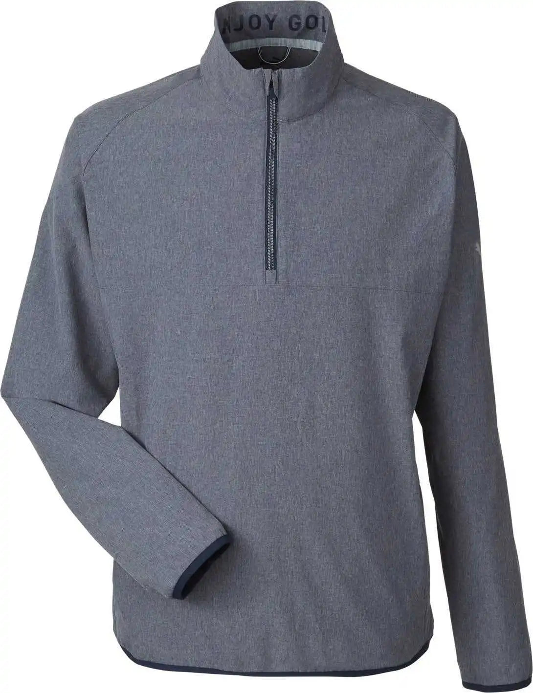 Puma Golf 538931 Men’s Coastal Woven Quarter-zip - Navy Blazer Heather
