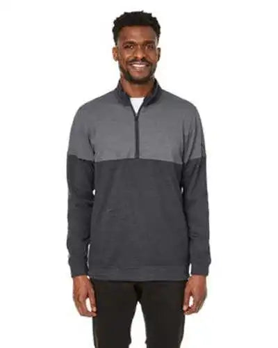 Puma Golf 595803 Men’s Cloudspun Warm Up Quarter-zip - Black Qut Shd