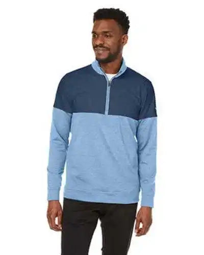 Puma Golf 595803 Men’s Cloudspun Warm Up Quarter-zip - Blue Bell Dark Dnm