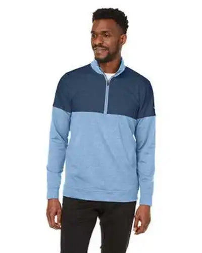 Puma Golf 595803 Men’s Cloudspun Warm Up Quarter-zip - Blue Bell Dark Dnm