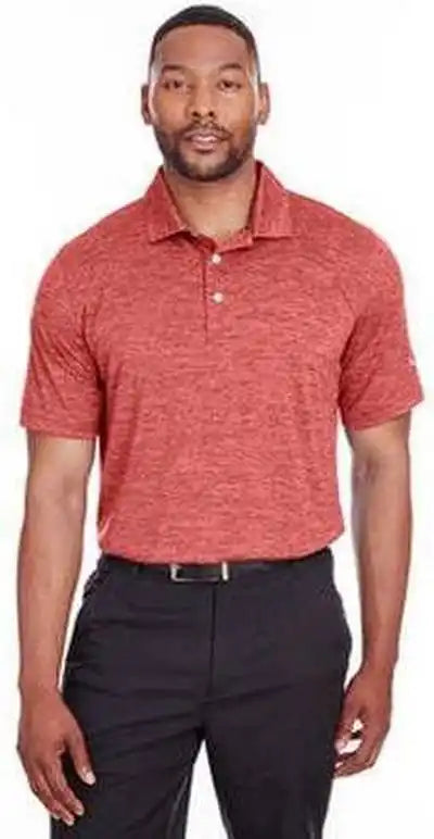 Puma Golf 596801 Men’s Icon Heather Polo High Risk Red