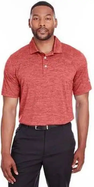 Puma Golf 596801 Men’s Icon Heather Polo High Risk Red