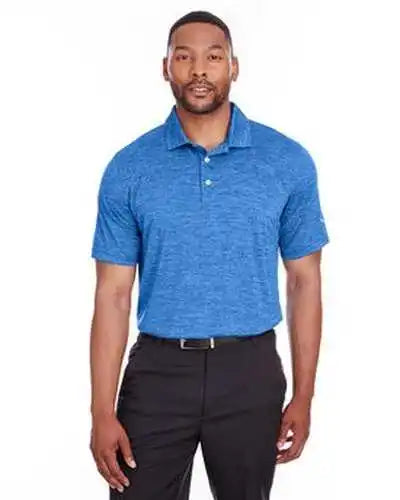 Puma Golf 596801 Men’s Icon Heather Polo - Lapis Blue