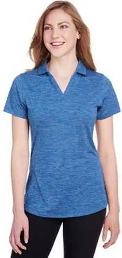 Puma Golf 596802 Ladies’ Icon Heather Polo Lapis Blue