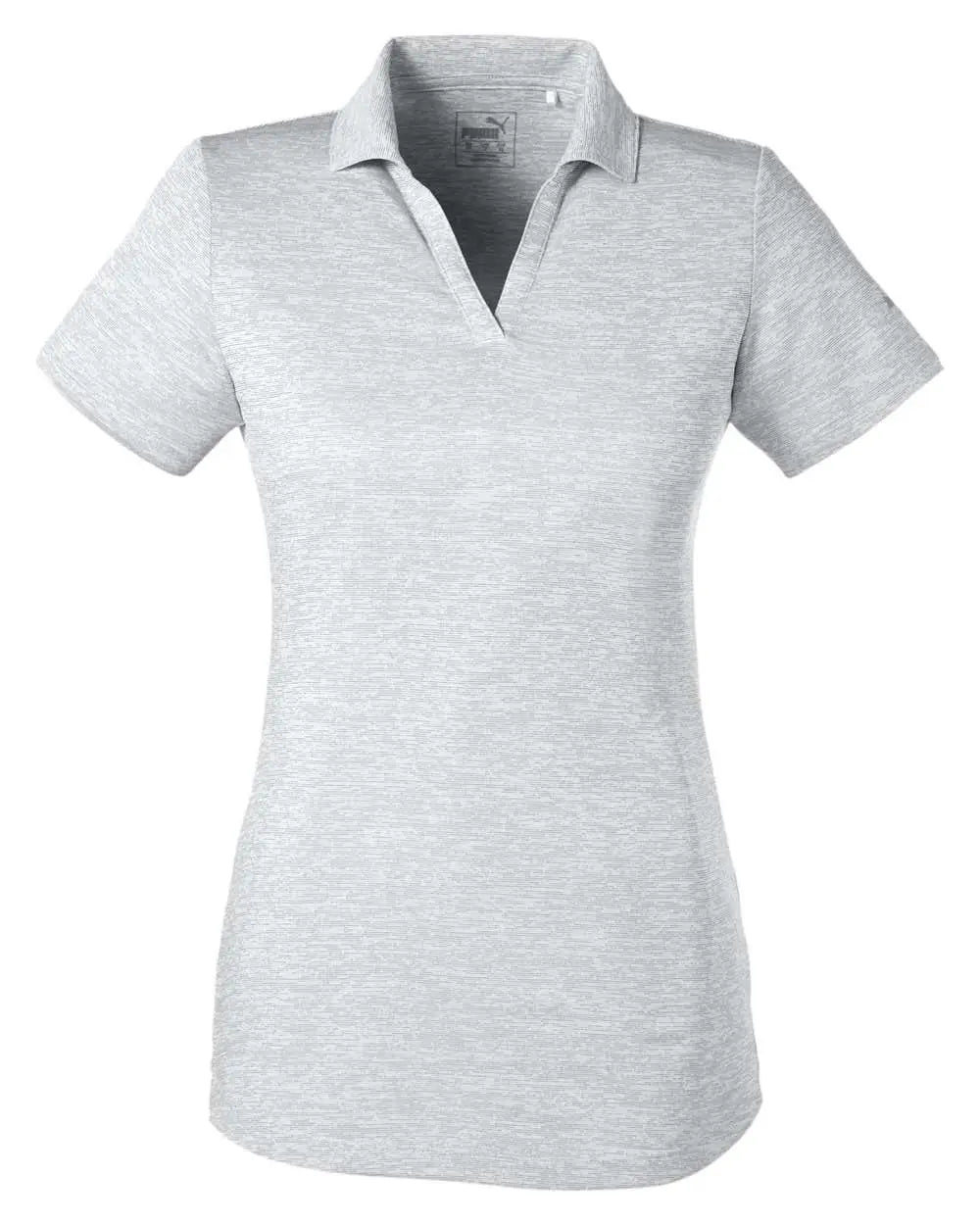 Puma Golf 596802 Women’s Icon Heather Polo - Bright White