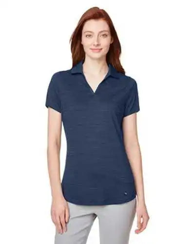Puma Golf 597695 Ladies’ Cloudspun Free Polo - Navy Blazer Heather