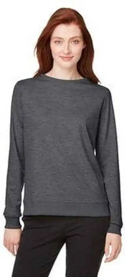 Puma Golf 599267 Ladies’ Cloudspun Crewneck Sweatshirt - Black Heather