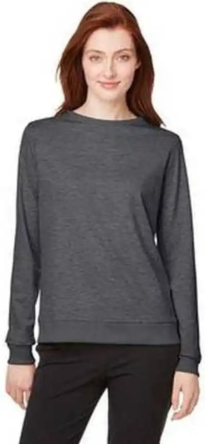 Puma Golf 599267 Ladies’ Cloudspun Crewneck Sweatshirt - Black Heather