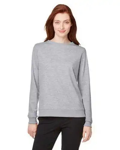 Puma Golf 599267 Ladies’ Cloudspun Crewneck Sweatshirt - Ligheather Gray Heather