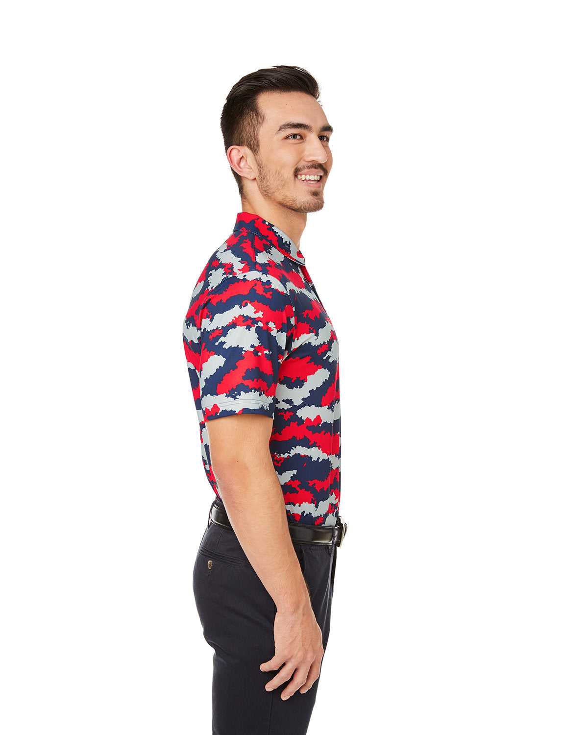Puma Golf 599434 Men’s Mattr Volition Flanked Polo - High Risk Red - Adult s