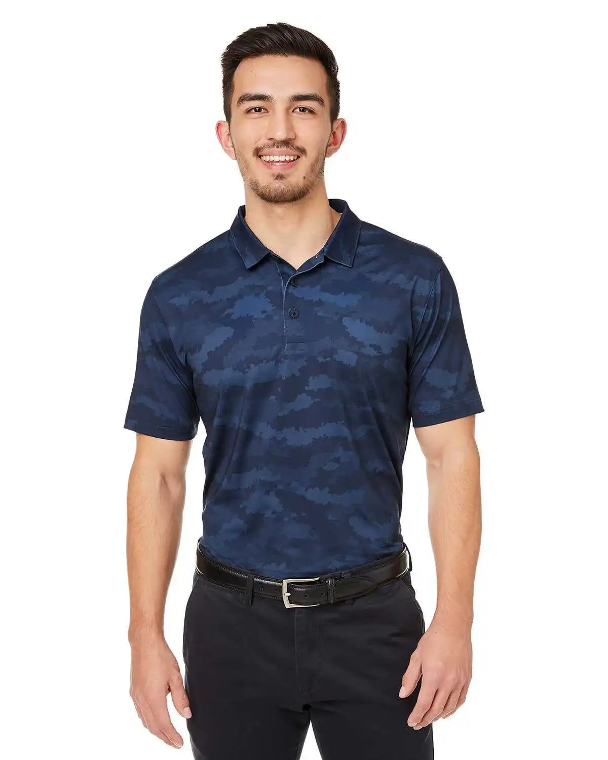 Puma Golf 599434 Men’s Mattr Volition Flanked Polo - Navy Blazer - Adult s