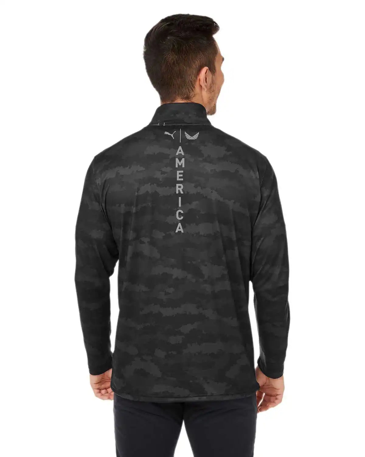 Puma Golf 599440 Men’s Volition Flanked Quarter-zip - Black