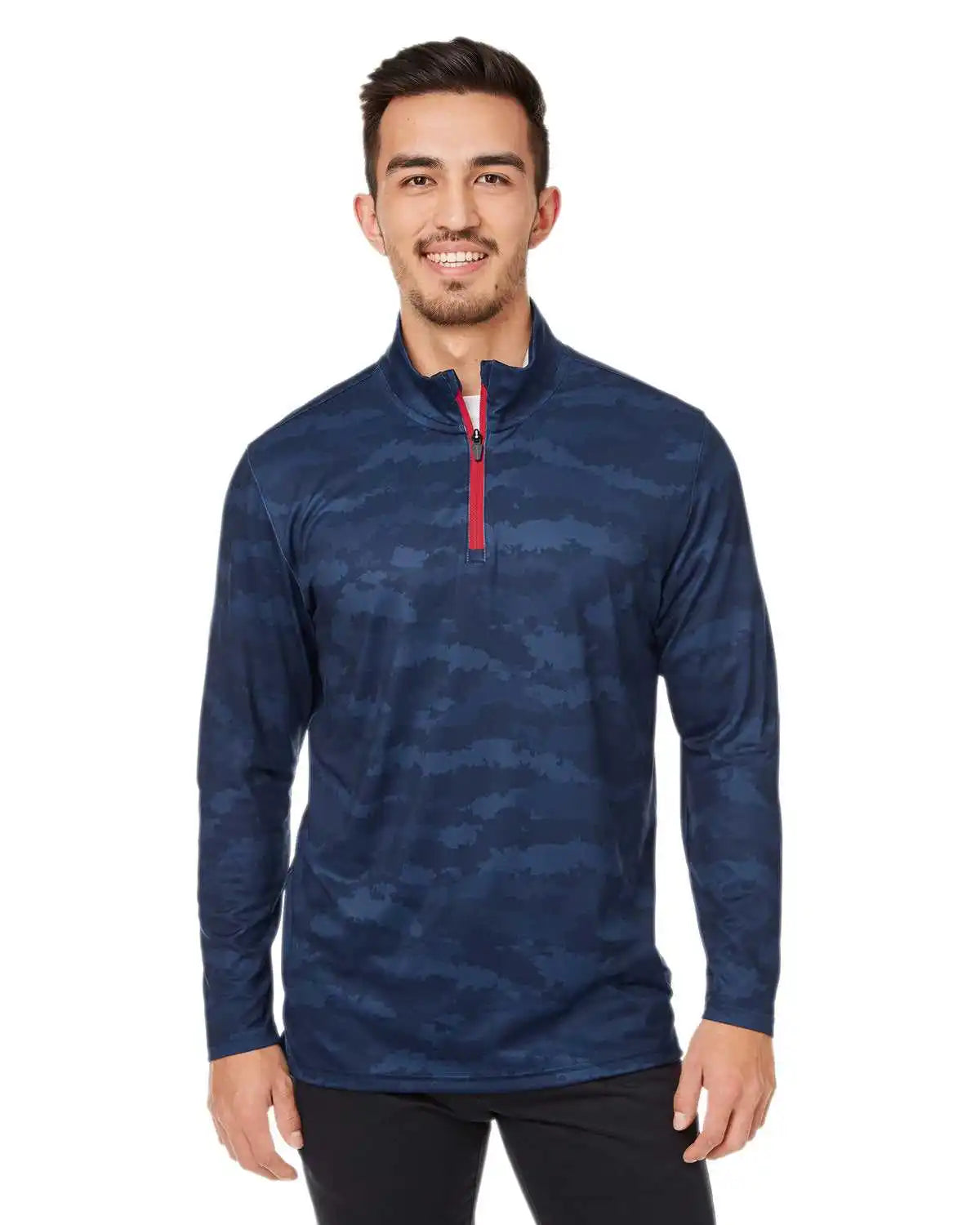 Puma Golf 599440 Men’s Volition Flanked Quarter-zip - Navy Blazer
