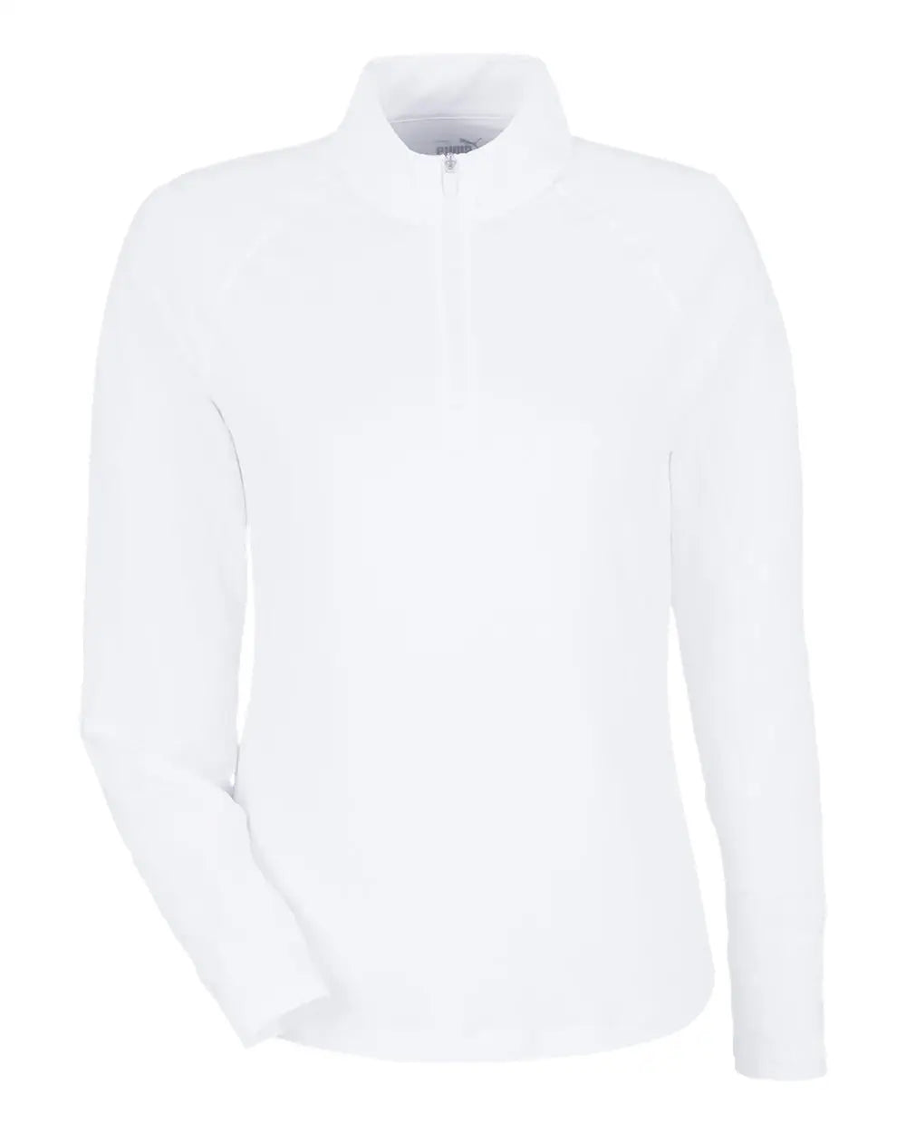 Puma Golf 625902 Women’s You-v Quarter Zip Pullover - White Glow