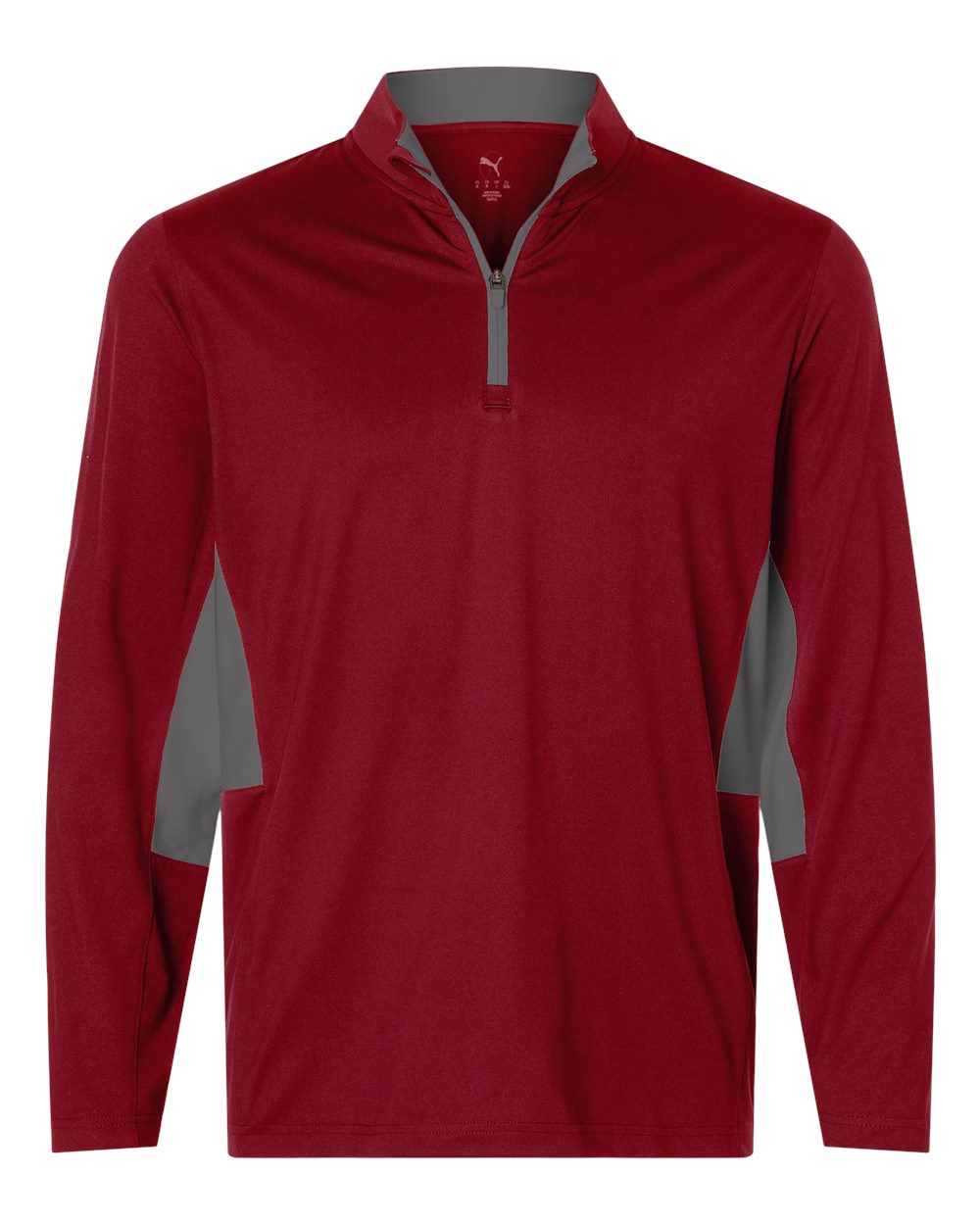 Puma Golf 628858 Men’s Pure 2.0 Quarter-zip - Dark Crimson Slate Sky